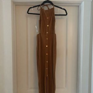 FashionNova Backless Midi Dress